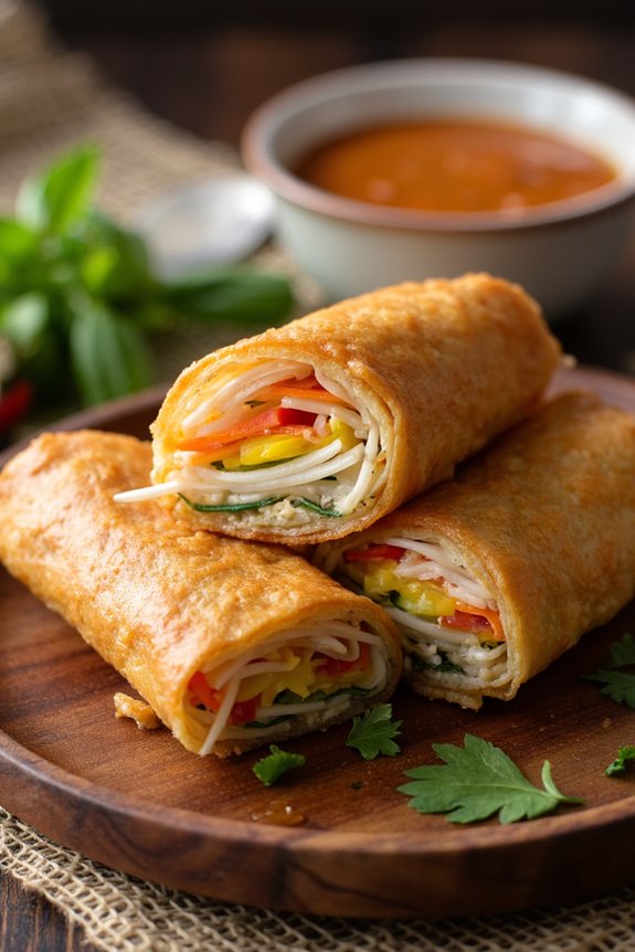 delicious fusion thai lumpia