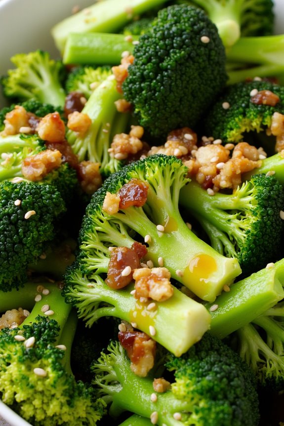 delicious garlic broccoli stir fry