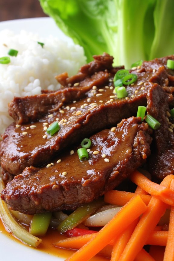 delicious gluten free beef bulgogi