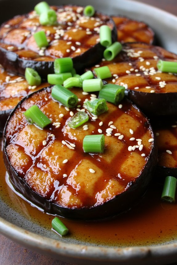 delicious grilled miso eggplant