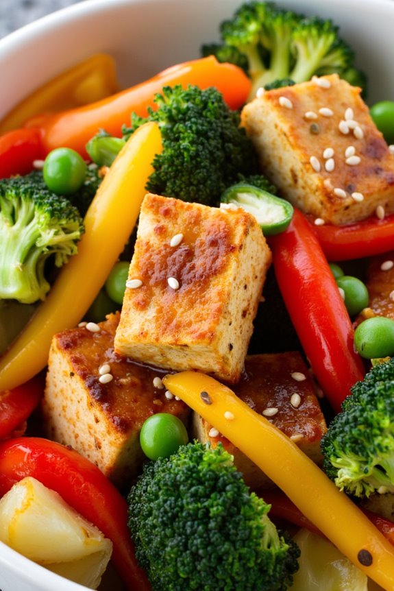 delicious nutritious tofu stir fry