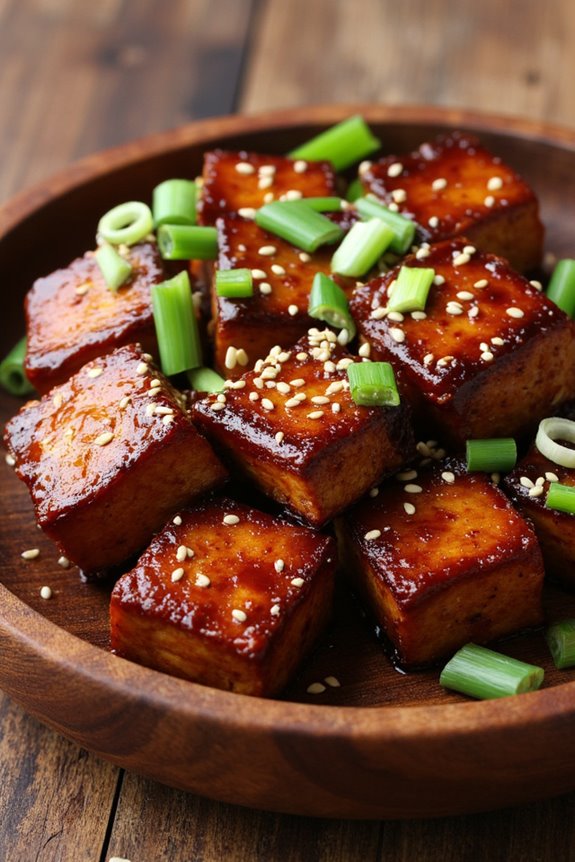 delicious plant based bbq tofu