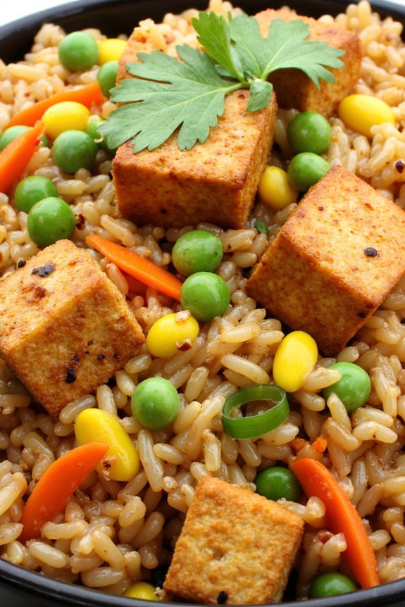 delicious protein packed vegetarian dish
