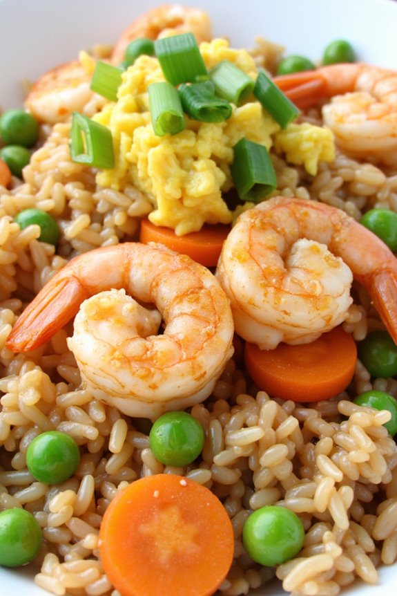 delicious shrimp fried rice
