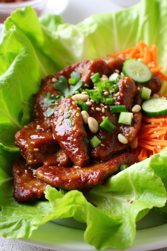 delightful char siu wraps