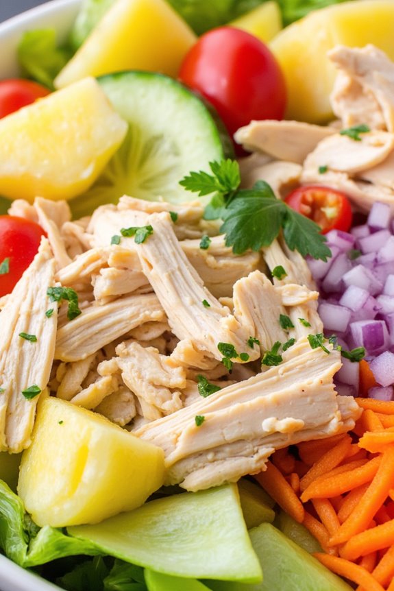 delightful chicken pineapple salad