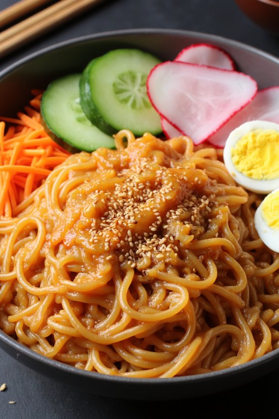 delightful cold noodle dish