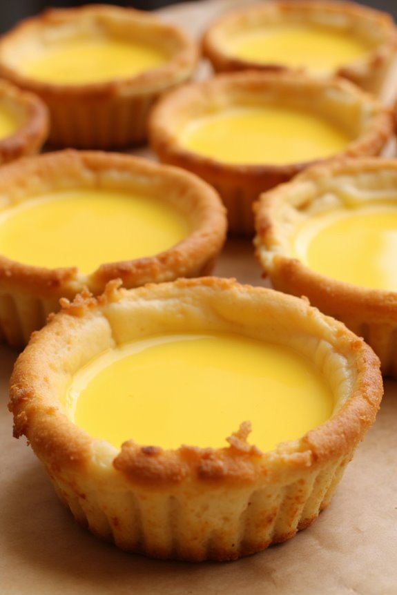 delightful creamy custard pastries