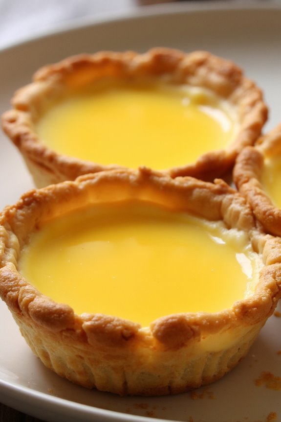 delightful homemade egg tarts