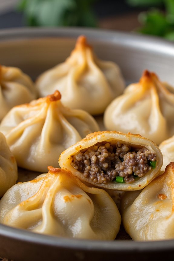 delightful lamb filled dumplings
