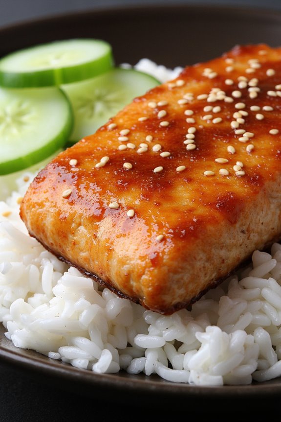delightful salmon teriyaki dish
