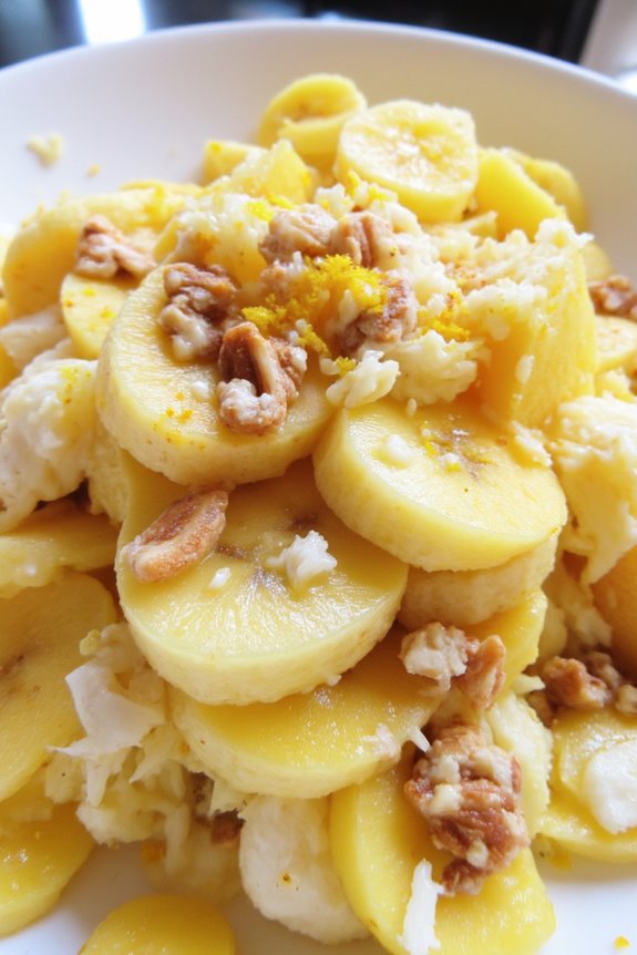 delightful sweet banana salad