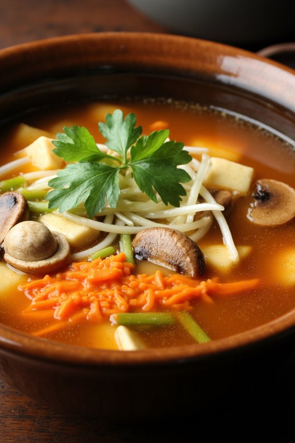 delightful vegetarian comfort soup