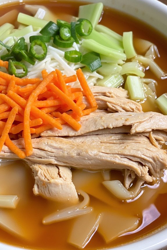 filipino comfort chicken noodle soup