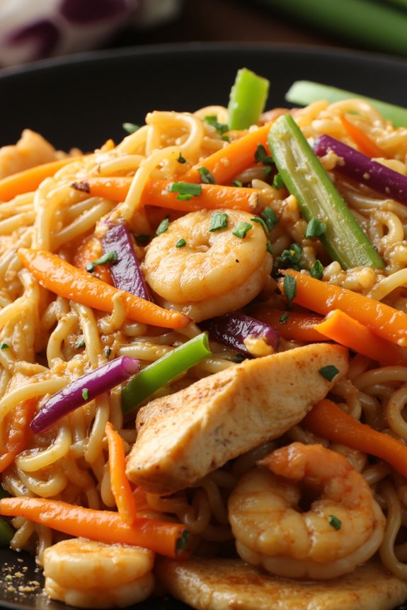 filipino stir fried noodle dish