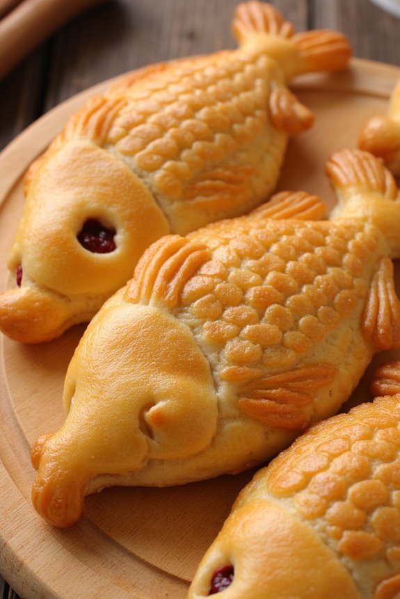 fish shaped pastry delight