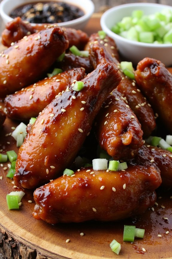 flavorful marinated chicken wings