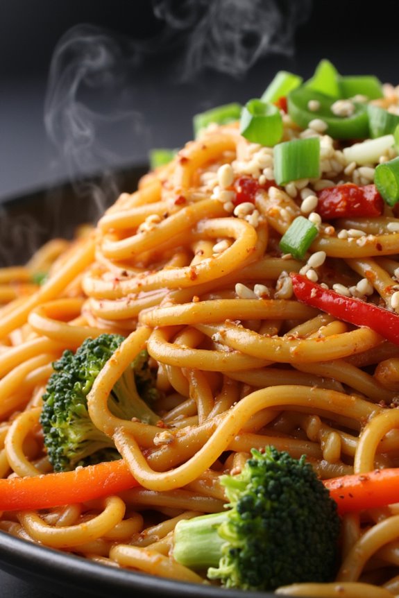 flavorful quick spicy noodles