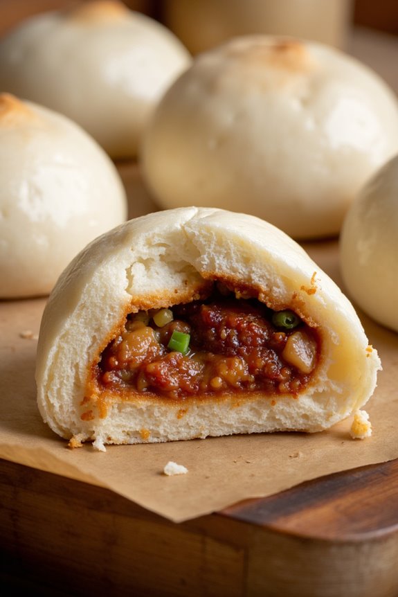 fluffy bbq pork buns