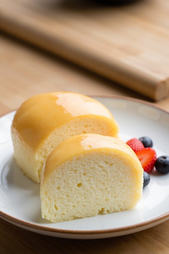 fluffy korean steamed cake