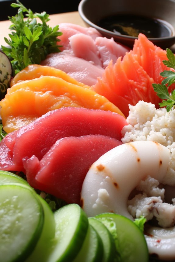 fresh fish elegant presentation