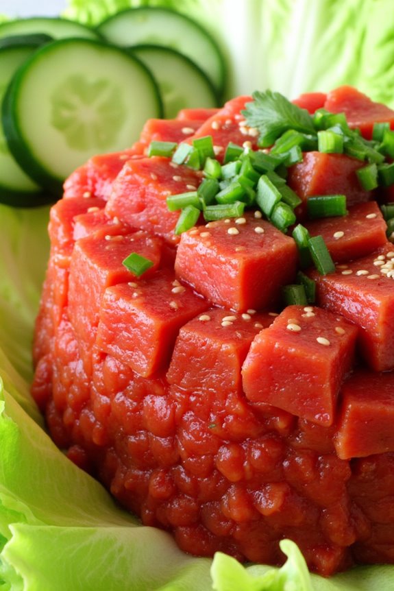 fresh spicy tuna delight