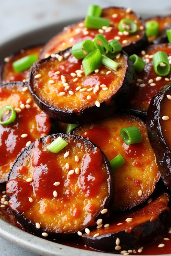 gochujang eggplant vegetarian delight