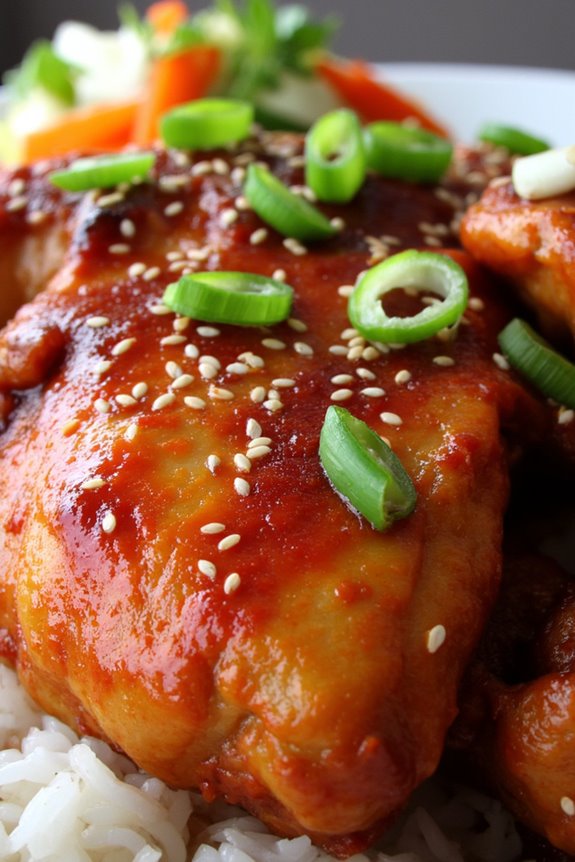 gochujang marinated chicken thighs