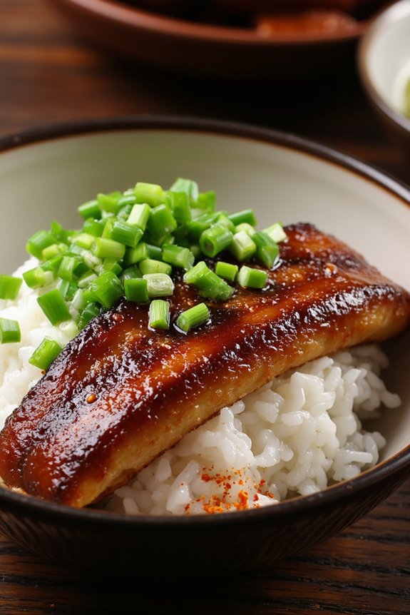 grilled eel over rice