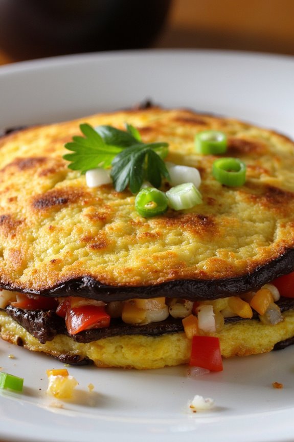 grilled eggplant omelette recipe