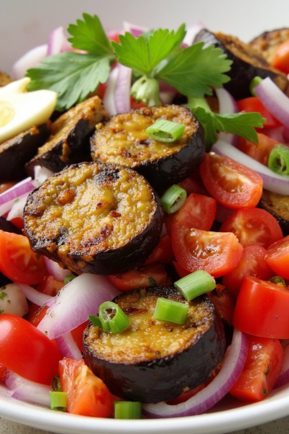 grilled eggplant salad recipe