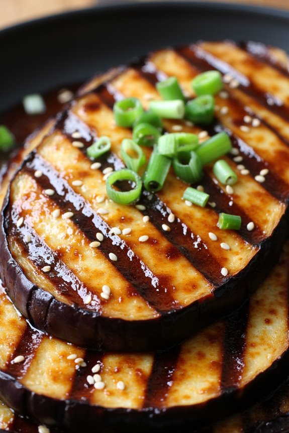 grilled eggplant with miso