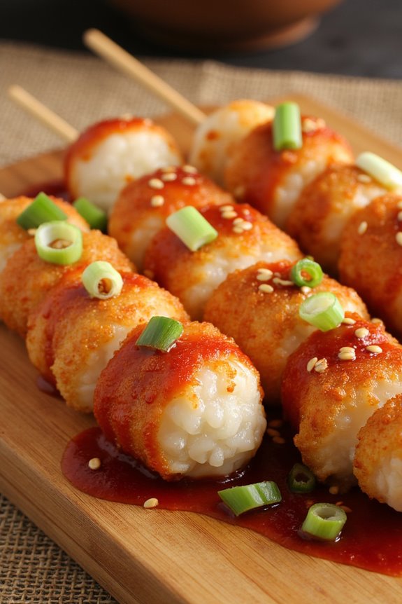 grilled rice cake skewers