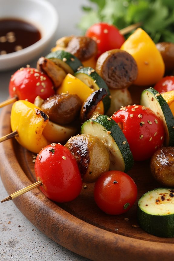 grilled vegetable skewers recipe
