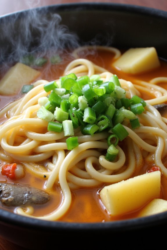handmade noodle soup delight