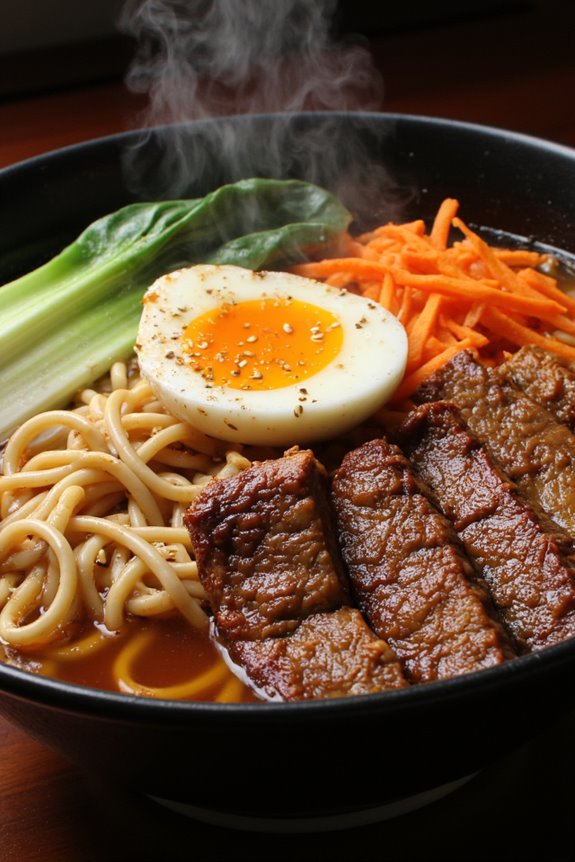hearty bulgogi ramen delight