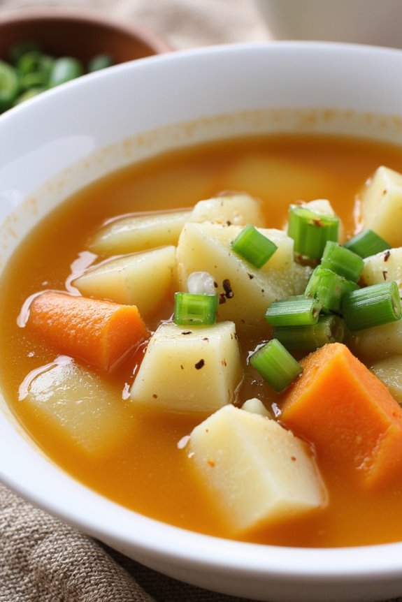 hearty korean potato soup