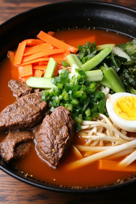 hearty spicy korean soup