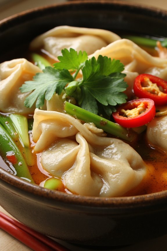 homemade flavorful duck soup