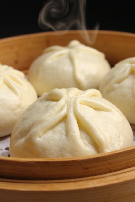 homemade savory pork buns