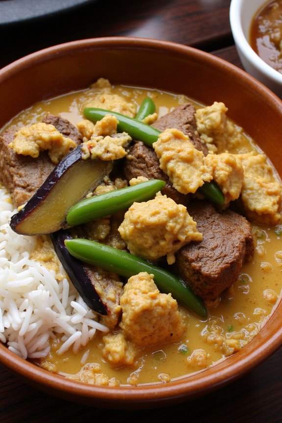 kare kare rice bowl recipe