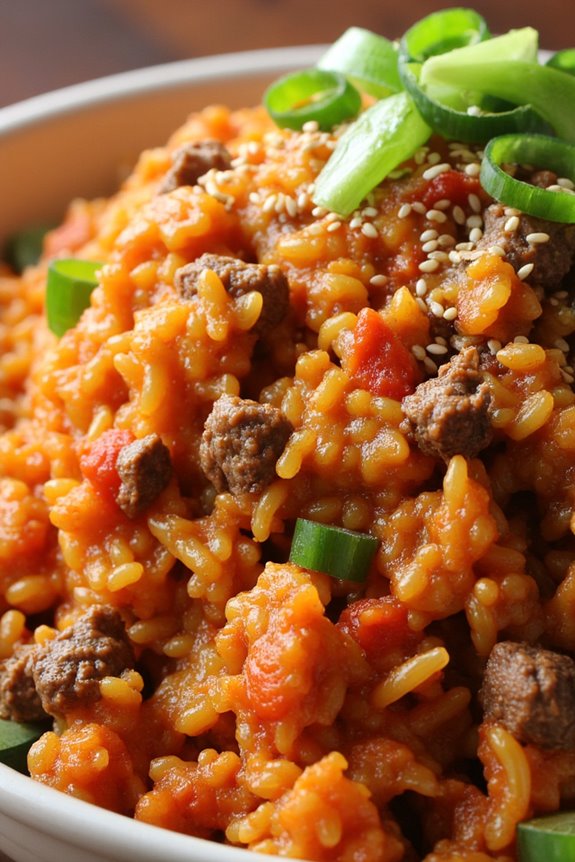 kimchi beef fried rice recipe