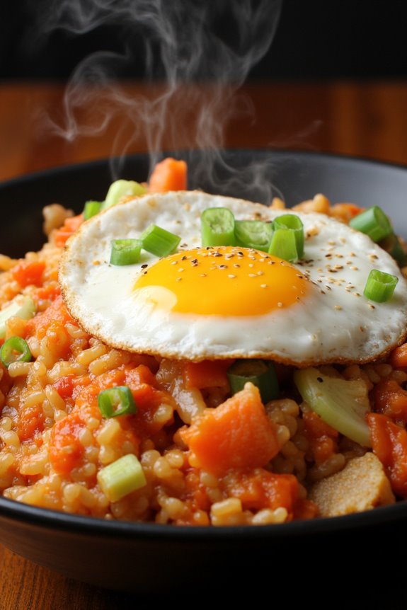 kimchi fried rice bowl delight
