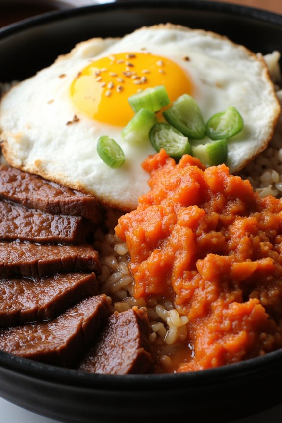 kimchi gyudon fusion delight