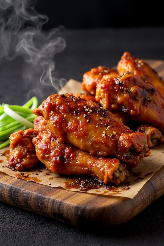 korean bbq wings delight