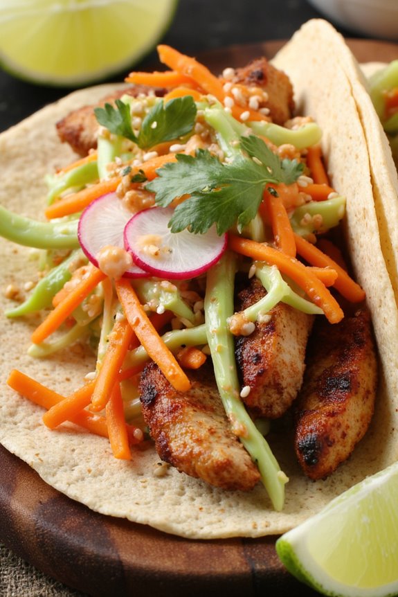 korean chicken taco delight