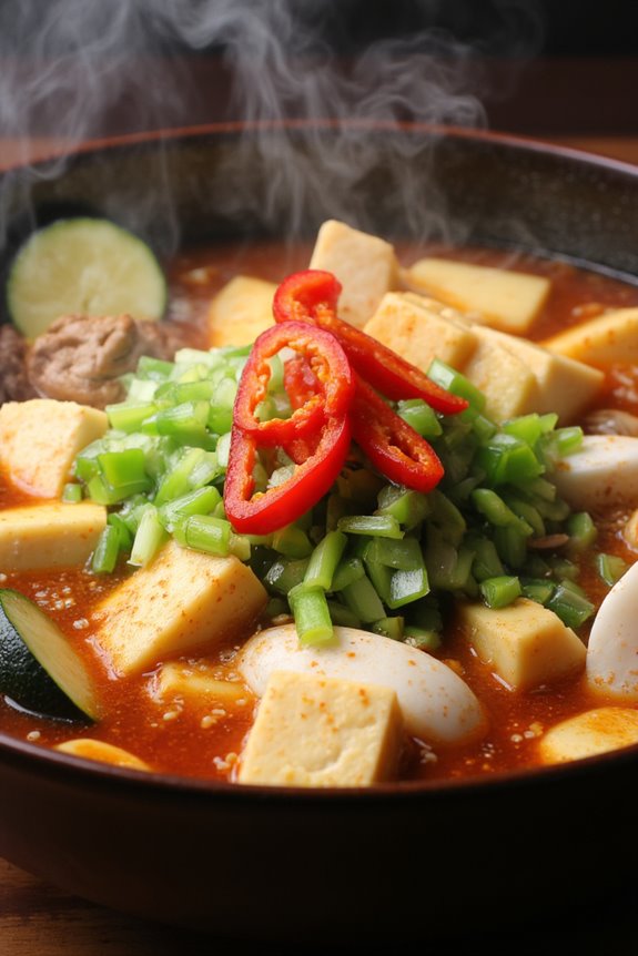 korean comforting soybean stew