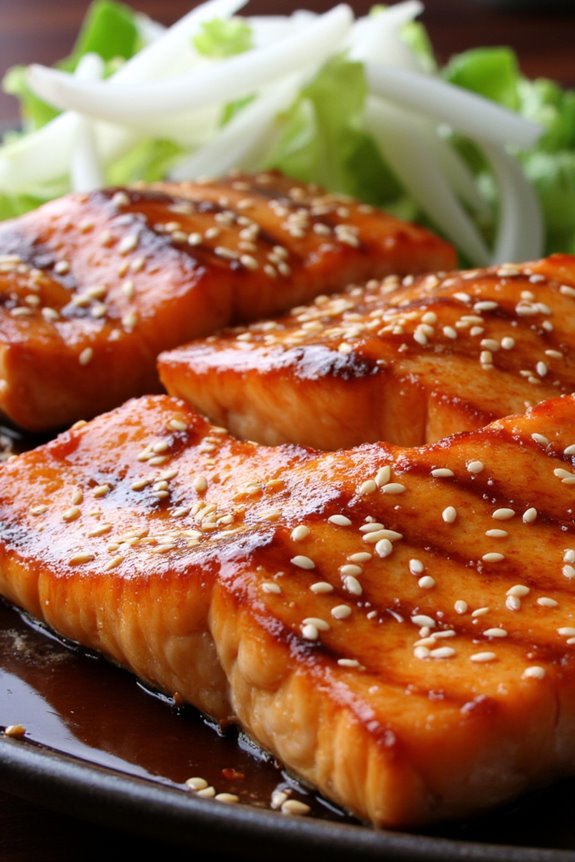 korean grilled salmon delight