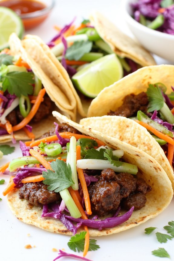 korean inspired taco delight