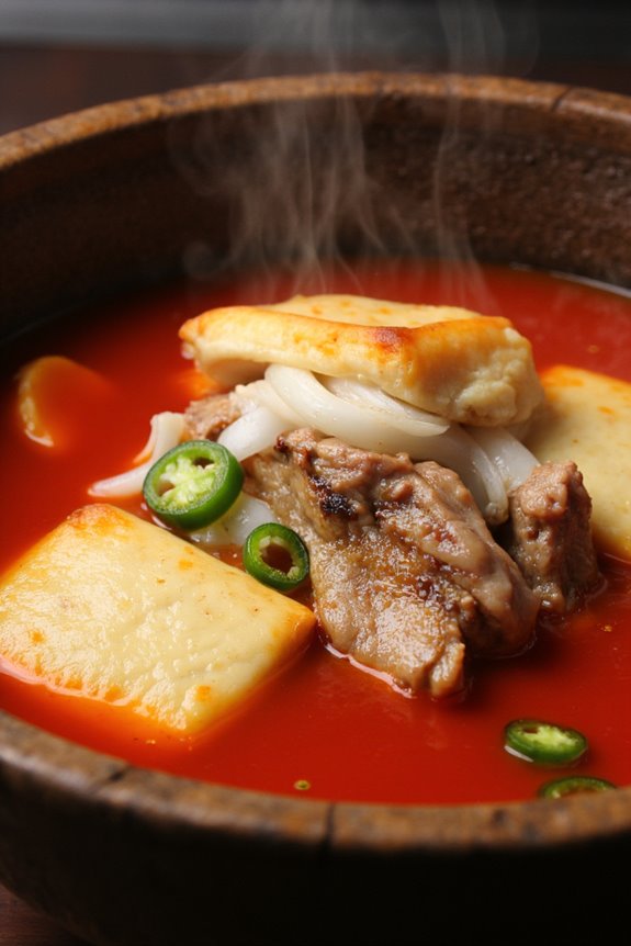 korean spicy soft tofu stew